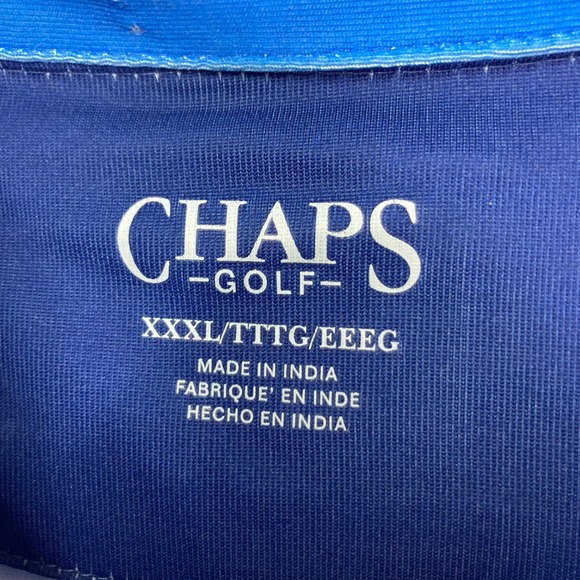 Chaps Golf Polo Shirt Men's XXXL All Over Print‎ Golf Balls Flags Bears - Picture 4 of 12